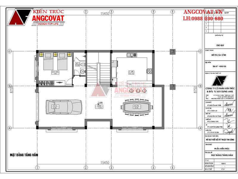 Thiết kế biệt thự cổ điển pháp 4 tầng 140m2 3