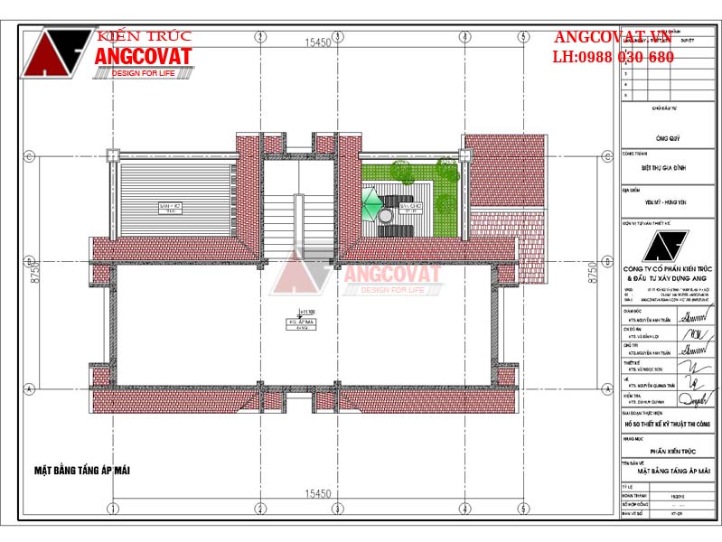 Thiết kế biệt thự cổ điển pháp 4 tầng 140m2