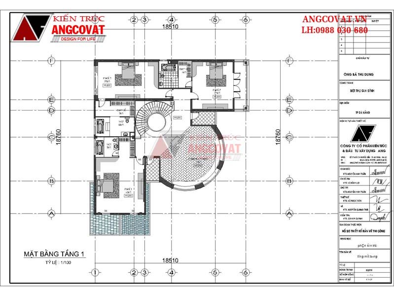 mẫu biệt thự 300m2 hình chữ L có hồ bơi 4