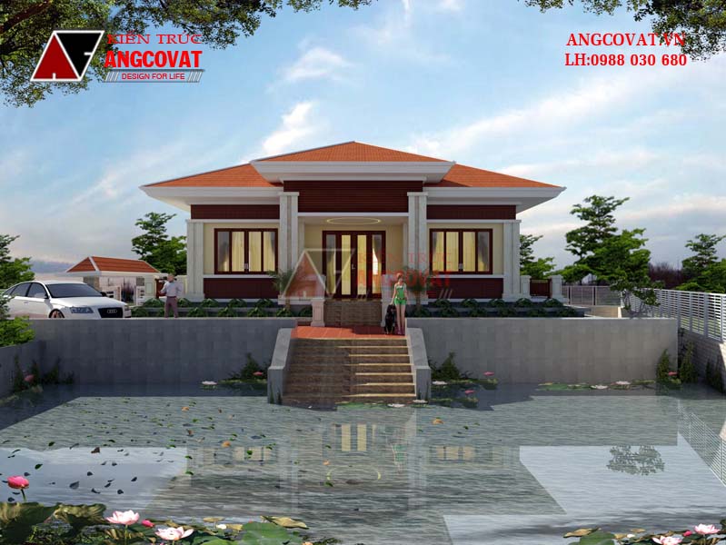 nhà 1 tầng 3 phòng ngủ 1