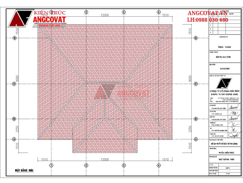 Mẫu nhà 1 tầng 3 phòng ngủ
