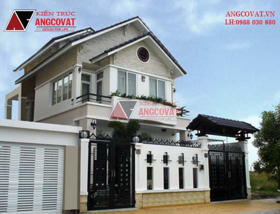 thiết kế biệt thự mini 2 tầng diện tích 70m2 1