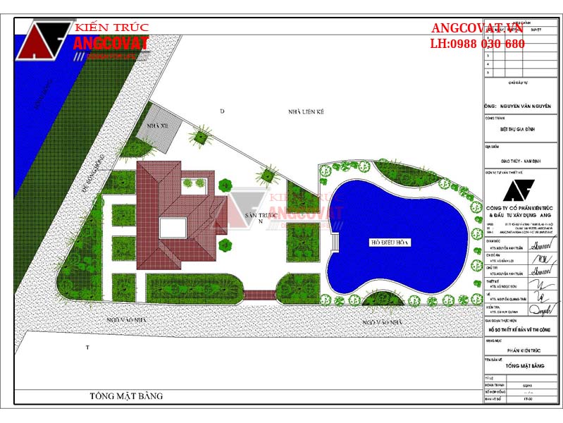 Nhà biệt thự 2 tầng 4 phòng ngủ