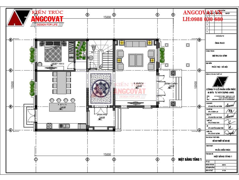 Hình ảnh kiến trúc nhà 3 tầng đẹp phong cách châu âu mặt tiền 10m 4