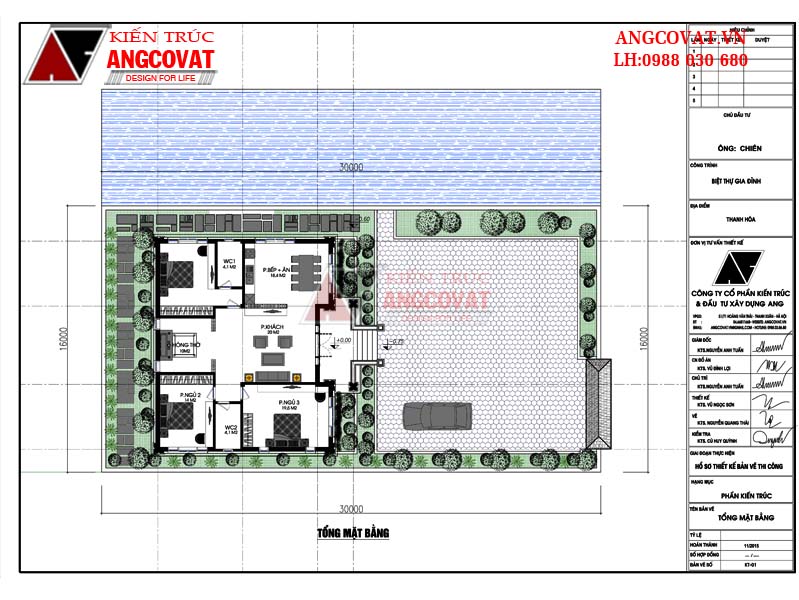 Mẫu nhà cấp 4 sang trọng 3 phòng ngủ 140m2 4