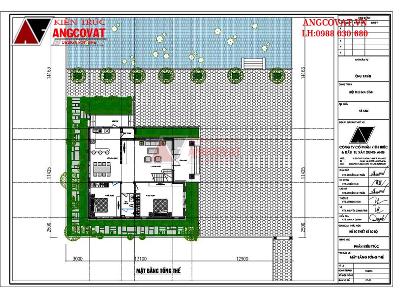 Mẫu biệt thự 2 tầng mái thái 5 phòng ngủ 120m2 ở Hà Nam 4