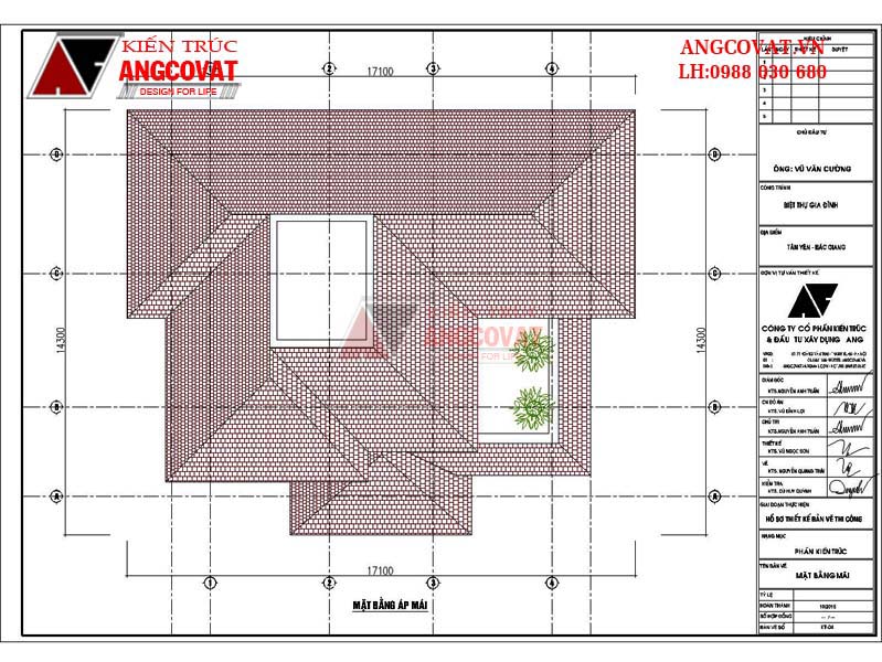 Thiết kế nhà 10x15m 2 tầng kiểu Thái ở Bắc Giang 5
