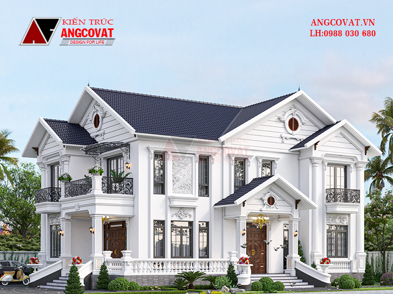 Thiết kế biệt thự 2 tầng đẹp