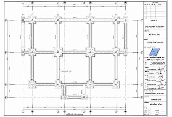Một bộ hồ sơ bản vẽ thi công bao gồm những gì?6