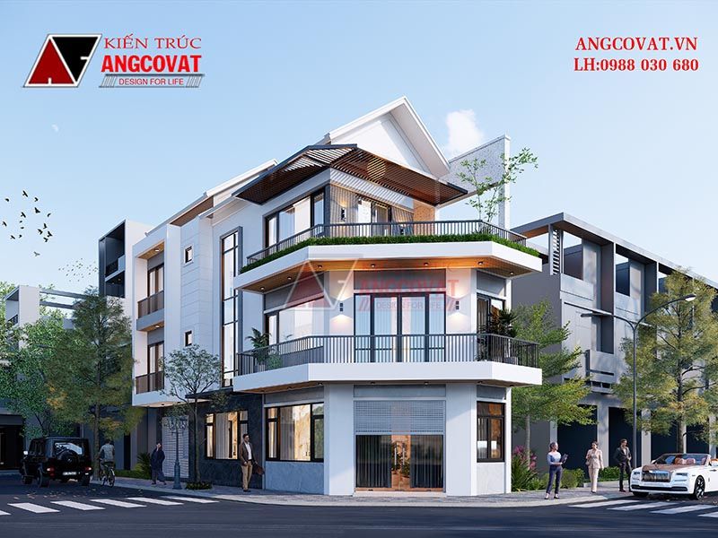 Thiết kế độc đáo biệt thự mini 3 tầng 80m2