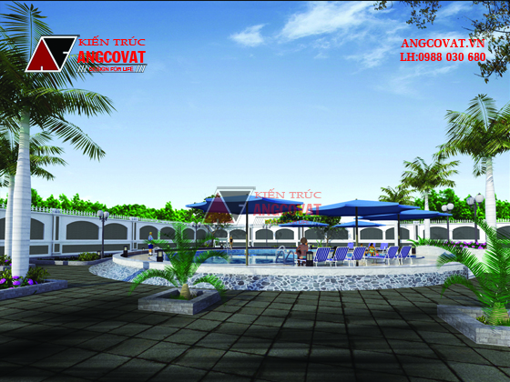Mẫu thiết kế bể bơi gia đình 2