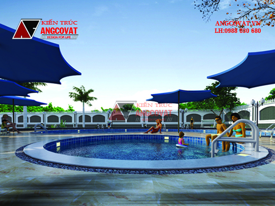 Mẫu thiết kế bể bơi gia đình 3