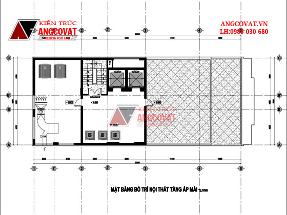 Mẫu thiết kế khách sạn mini tiêu chuẩn 2 sao 10x25m 10