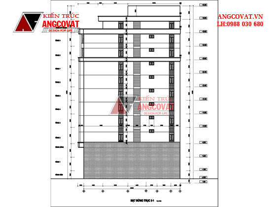 Mẫu thiết kế khách sạn mini tiêu chuẩn 2 sao 10x25m 13