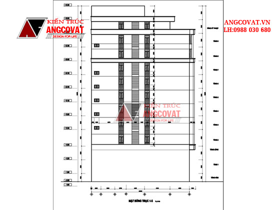 Mẫu thiết kế khách sạn mini tiêu chuẩn 2 sao 10x25m 14