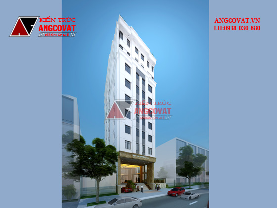 Mẫu thiết kế khách sạn mini tiêu chuẩn 2 sao 10x25m 1