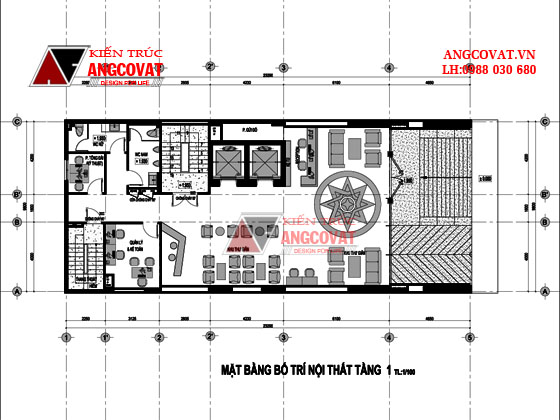 Mẫu thiết kế khách sạn mini tiêu chuẩn 2 sao 10x25m 5