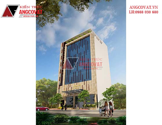 Phối cảnh 2 thiết kế khách sạn 2 sao phong cách hiện đại