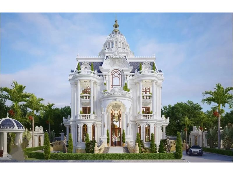 Mẫu nhà biệt thự 500m2 đáng sống