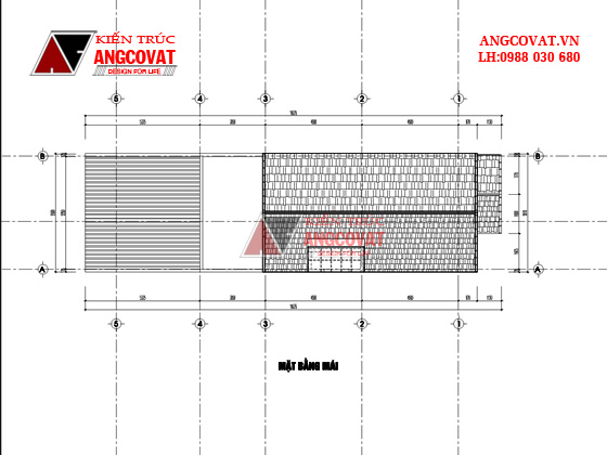 Thiết kế nhà mặt tiền 5.5m 3 tầng phong cách tân cổ điển 5