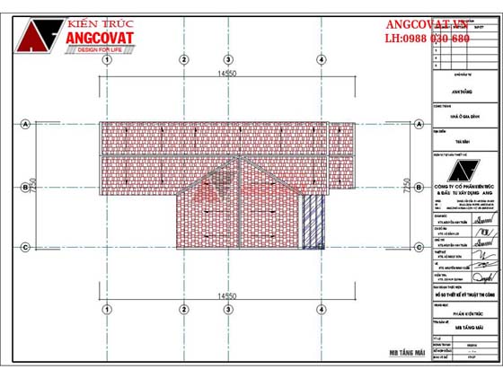 Mặt bằng mẫu thiết kế biệt thự 80m2 tầng phong cách tân cổ điển 3