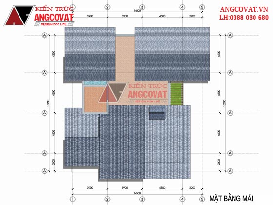 nhà biệt thự 2 tầng mái thái hiện đại diện tích 120m2 6