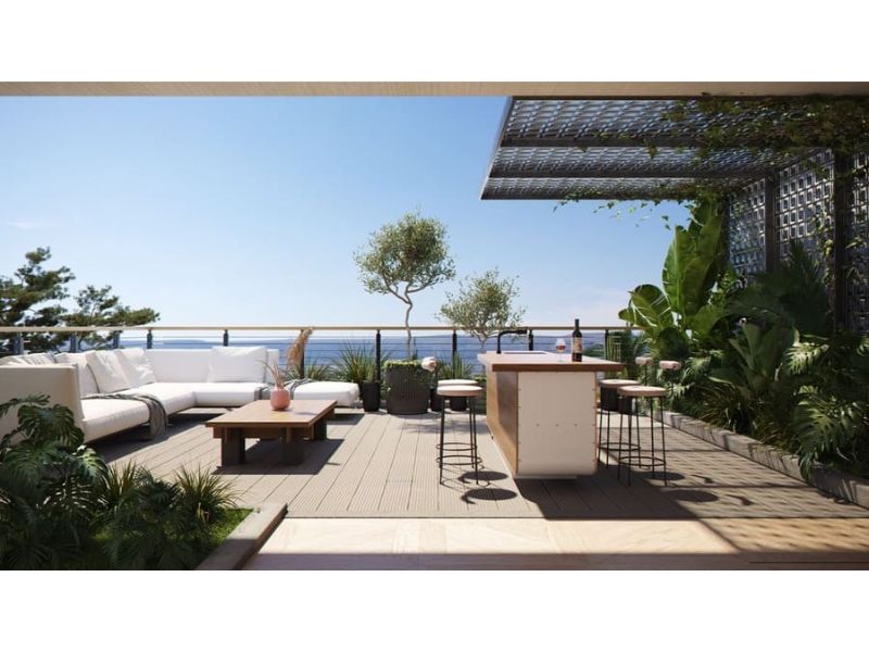 Biệt thự ven biển có khoảng sân vườn rộng