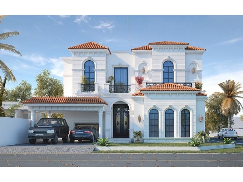 Biệt thự 2 tầng địa trung hải 220m2