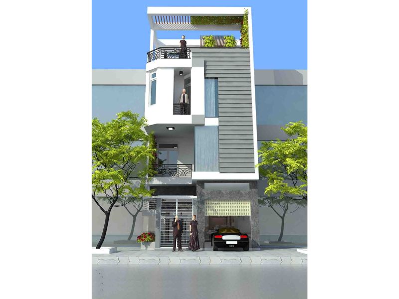 Một số ưu điểm vượt trội của thiết kế nhà 5x11m có thang máy