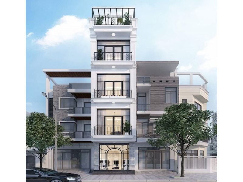 Nhà 6 tầng có thang máy mặt tiền 5m