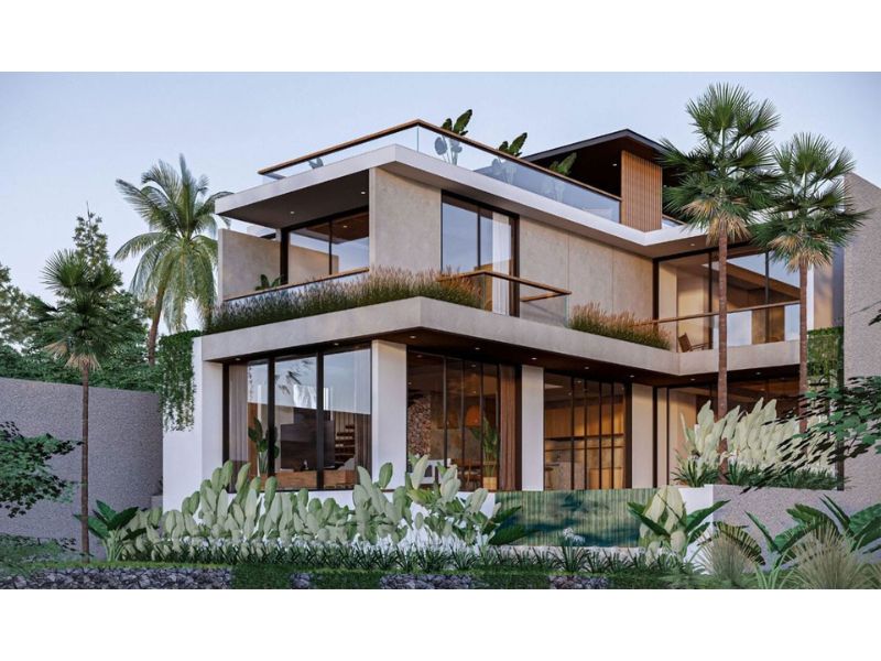 Biệt thự 2 tầng mái bằng đẳng cấp xa hoa tại Hà Nội