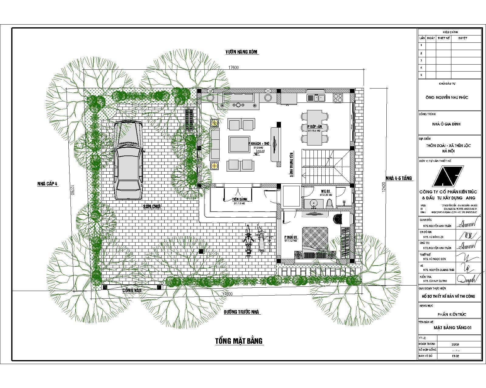 Thiết kế biệt thự 2 tầng chữ L đẹp