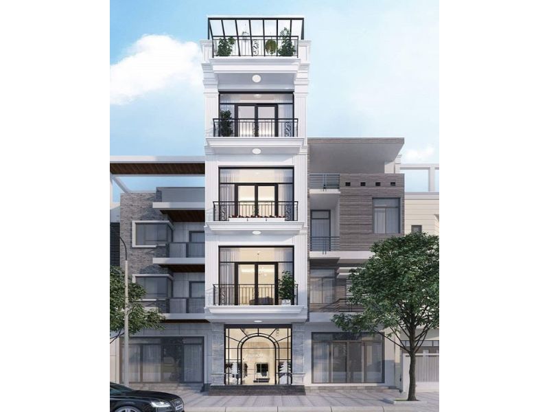 Nhà nghỉ 5 tầng với mỗi tầng 3 phòng ngủ