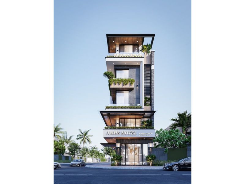 Nhà nghỉ 5 tầng bình dân giá rẻ