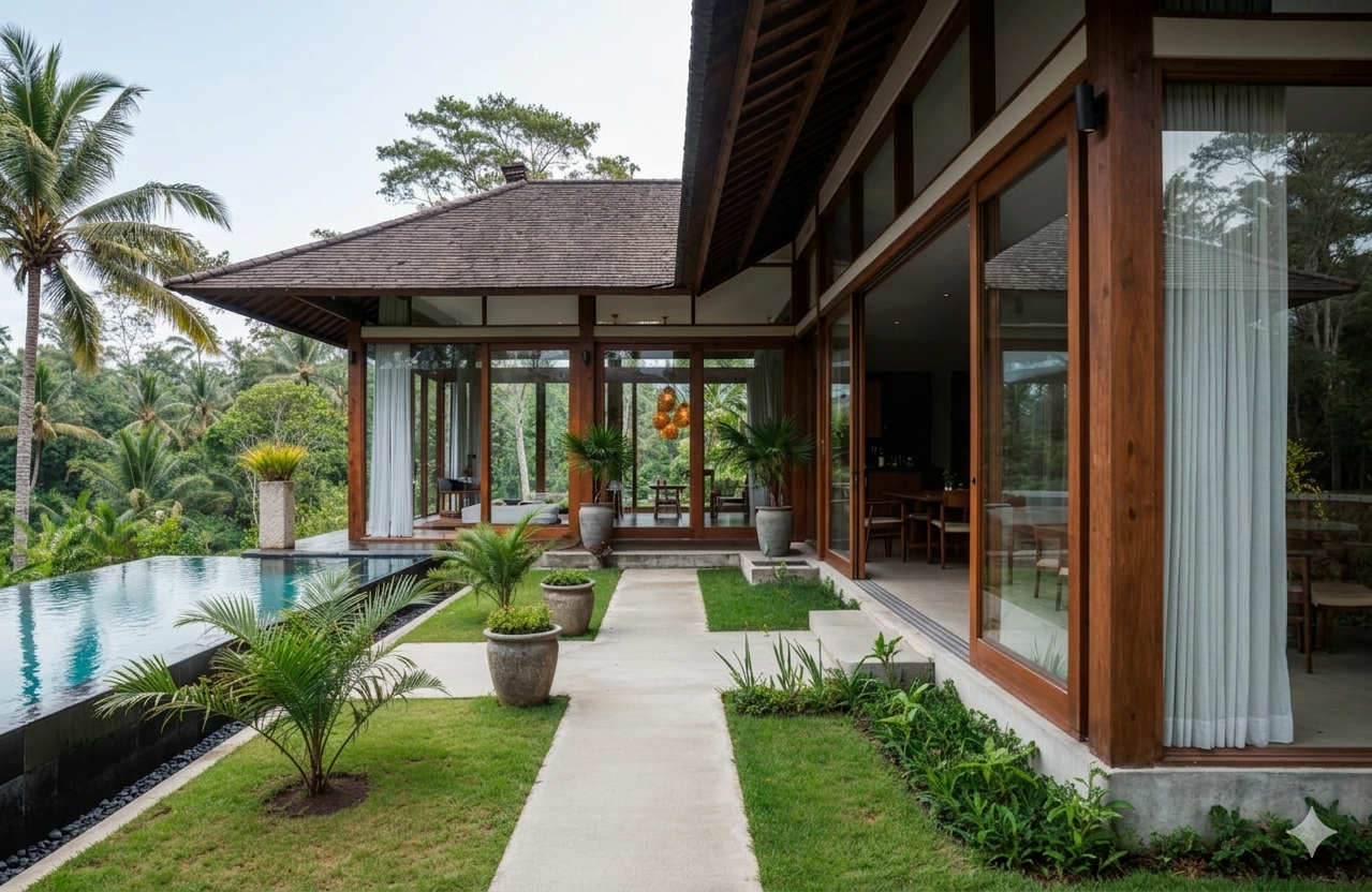 Thiết kế nhà cấp 4 chữ L nông thôn 2 đến 4 phòng ngủ đẹp