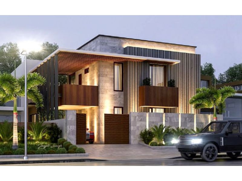 Biệt thự 2 tầng mái bằng đẳng cấp và xa hoa