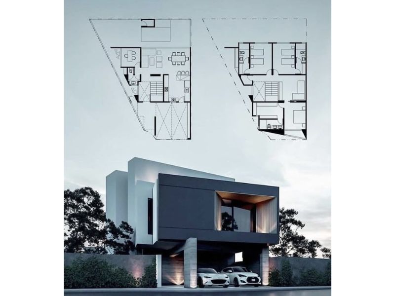 So sánh cách bố trí công năng đối với từng quỹ đất