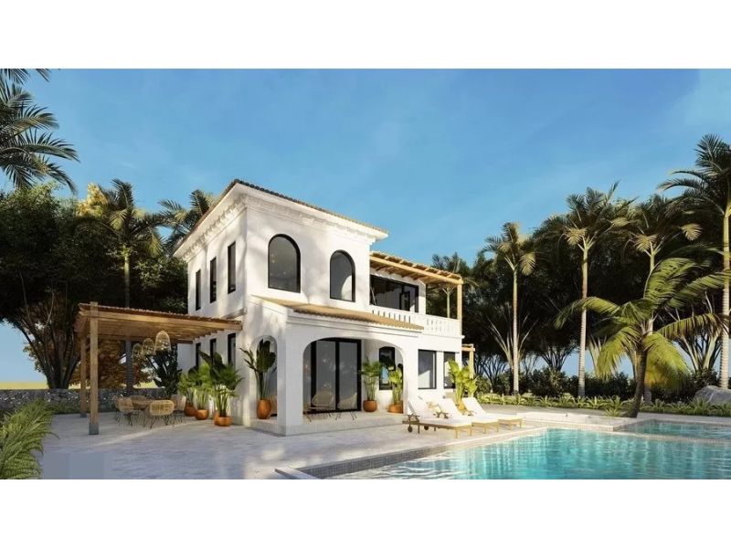 Nhà biệt thự 2 tầng tropical có bể bơi
